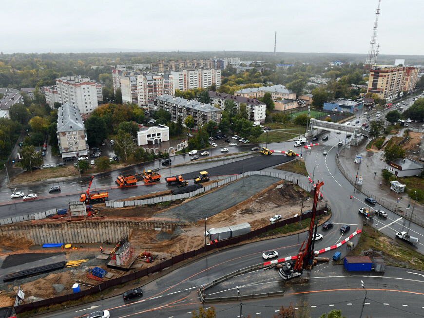 На Горьковском шоссе в Казани изменится схема движения транспорта
